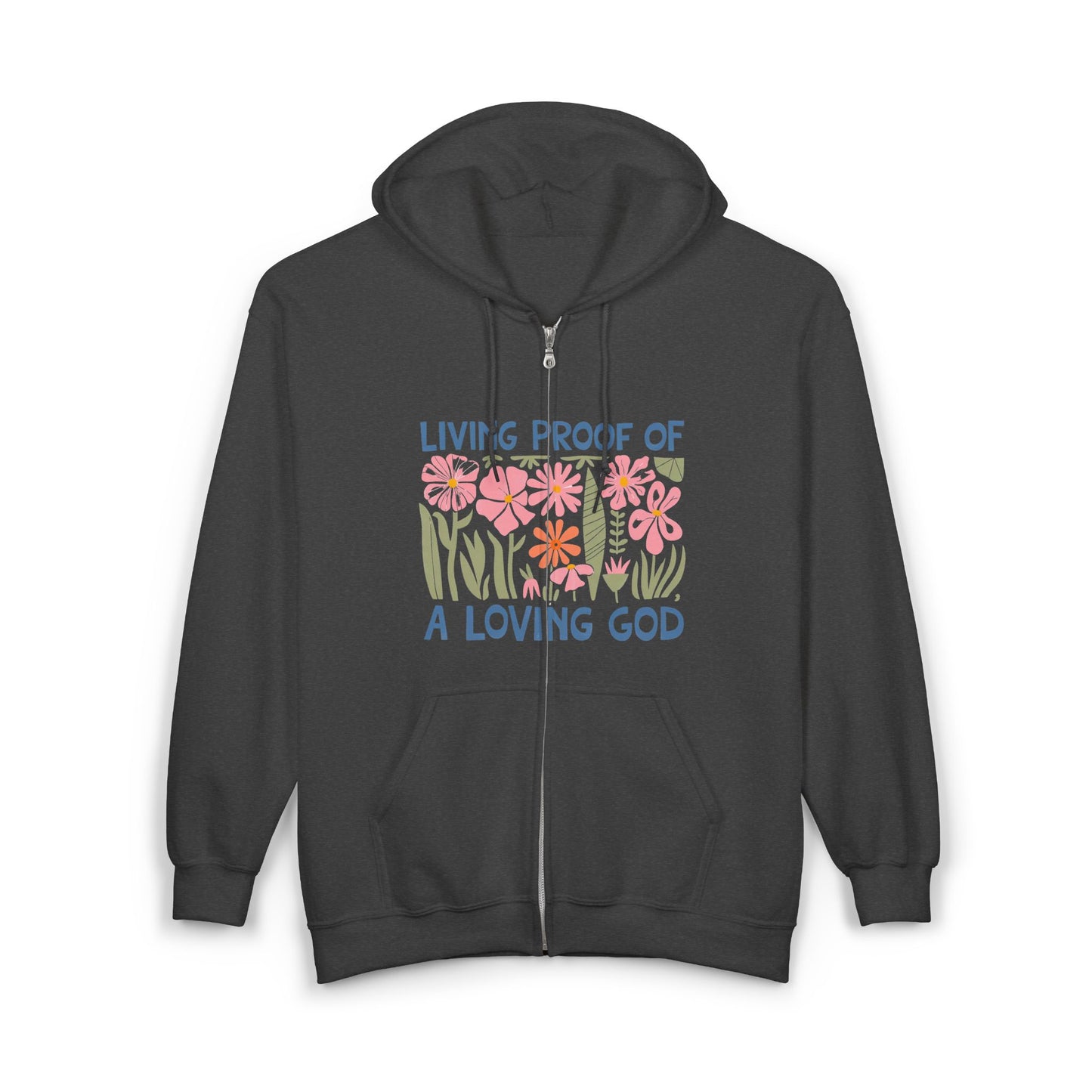 Floral Inspirational Hoodie for Faith Lovers