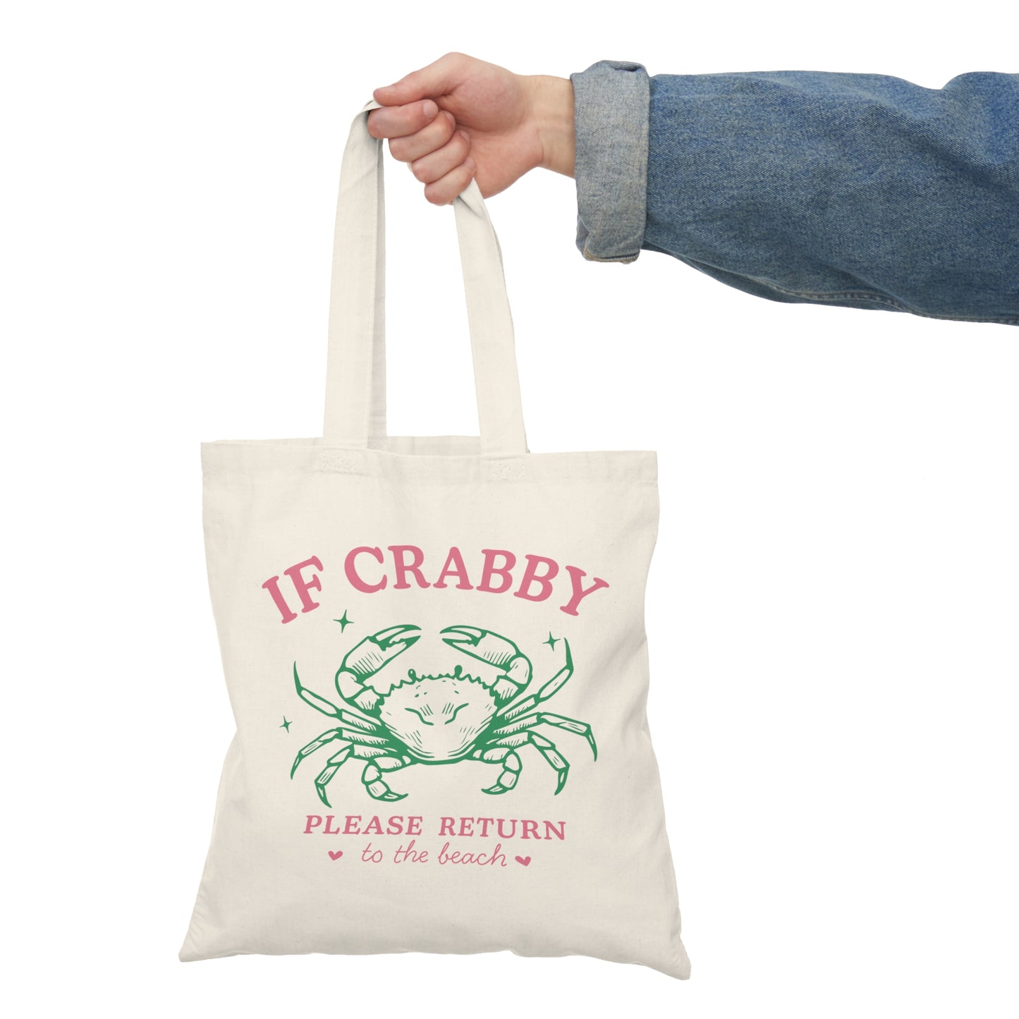 Crabby Beach Tote Bag
